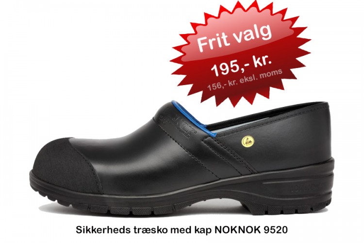 Sikkerheds træsko med kap NOKNOK 9520